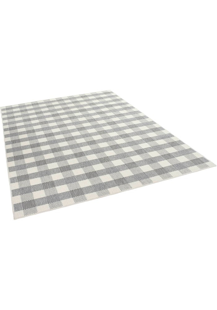 Dee Why Grey Gingham Rug