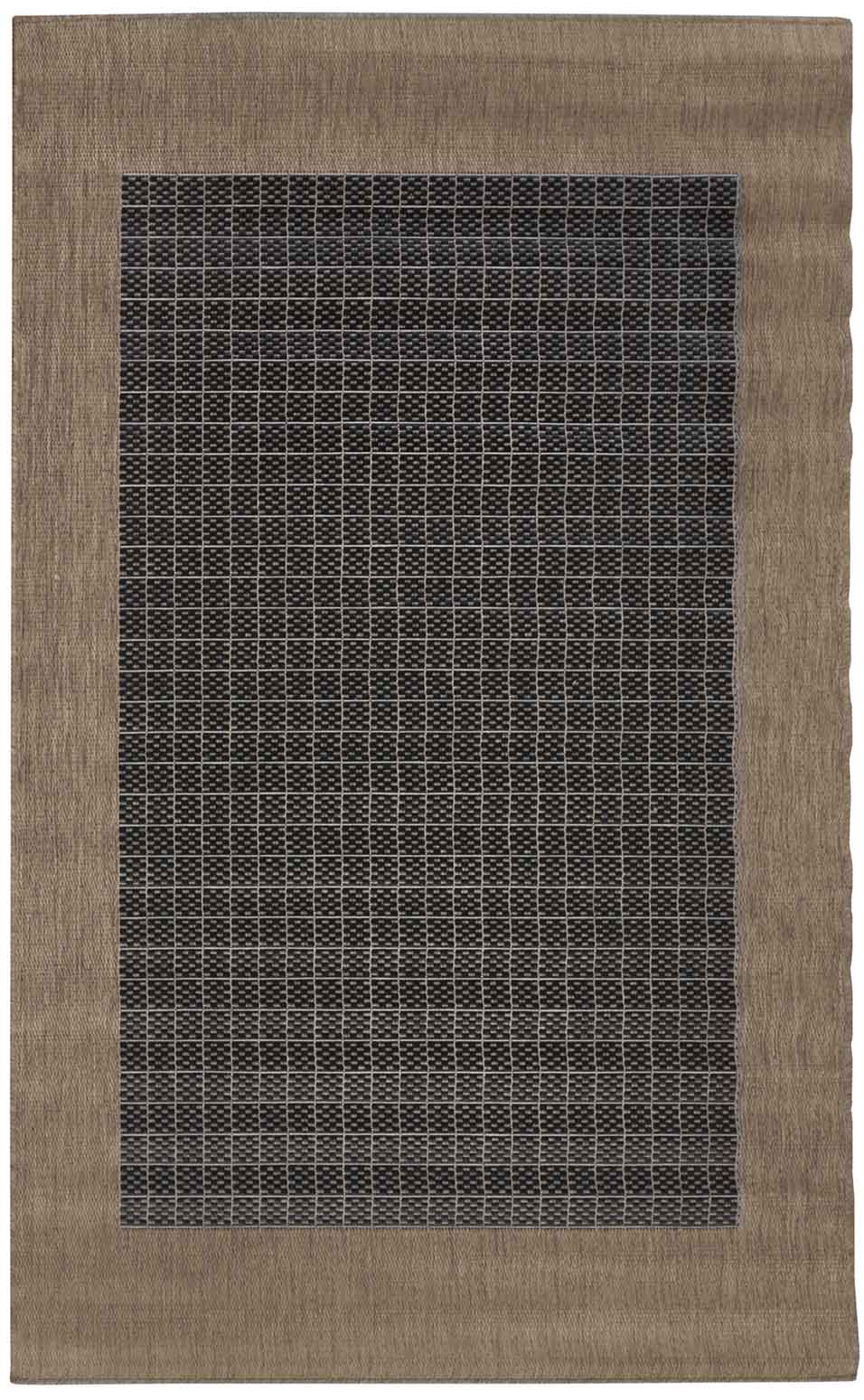Gardena Black Coffee Rug | Outdoor Rugs Sydney