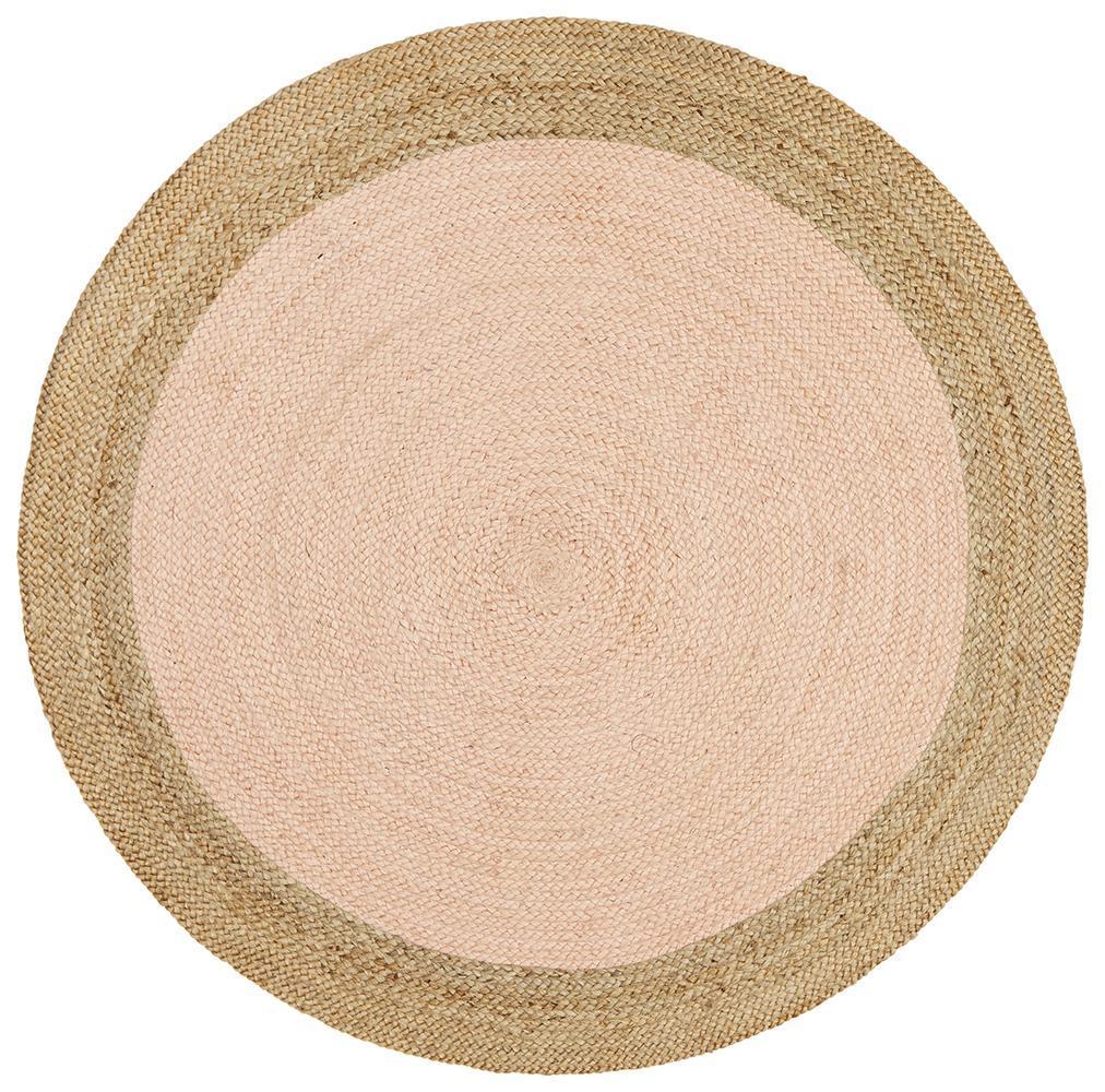 Emma Pink Round Rug | Eco-Friendly Rugs Belrose | Rugs 'N' Timber Floors