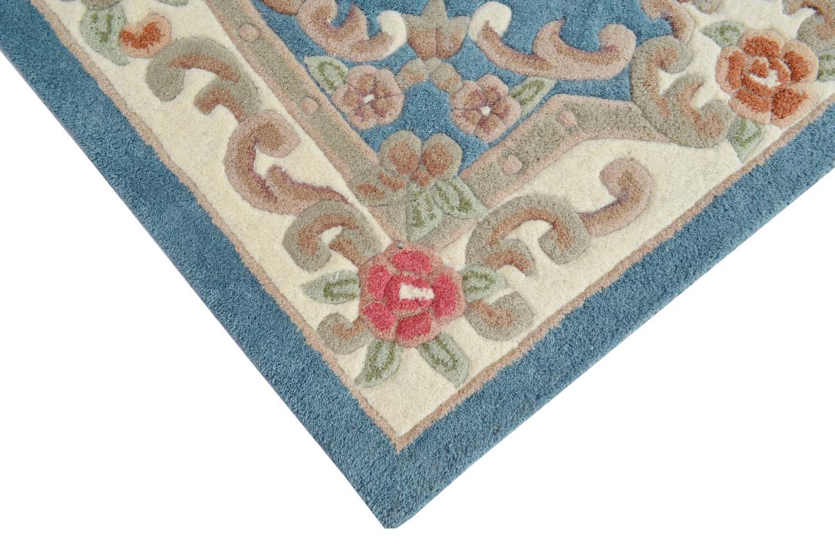 Rose Avolon Blue Rug | Wool Rugs Belrose | Rugs N Timber