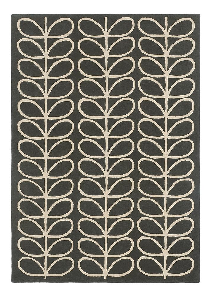 Linear Stem Slate Rug | Orla Kiely Designer Rugs Belrose | Rugs 'N' Timber