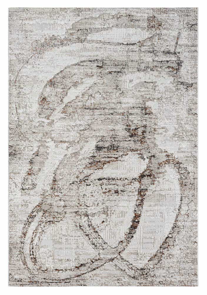 Manly Copper Brushstrokes Rug