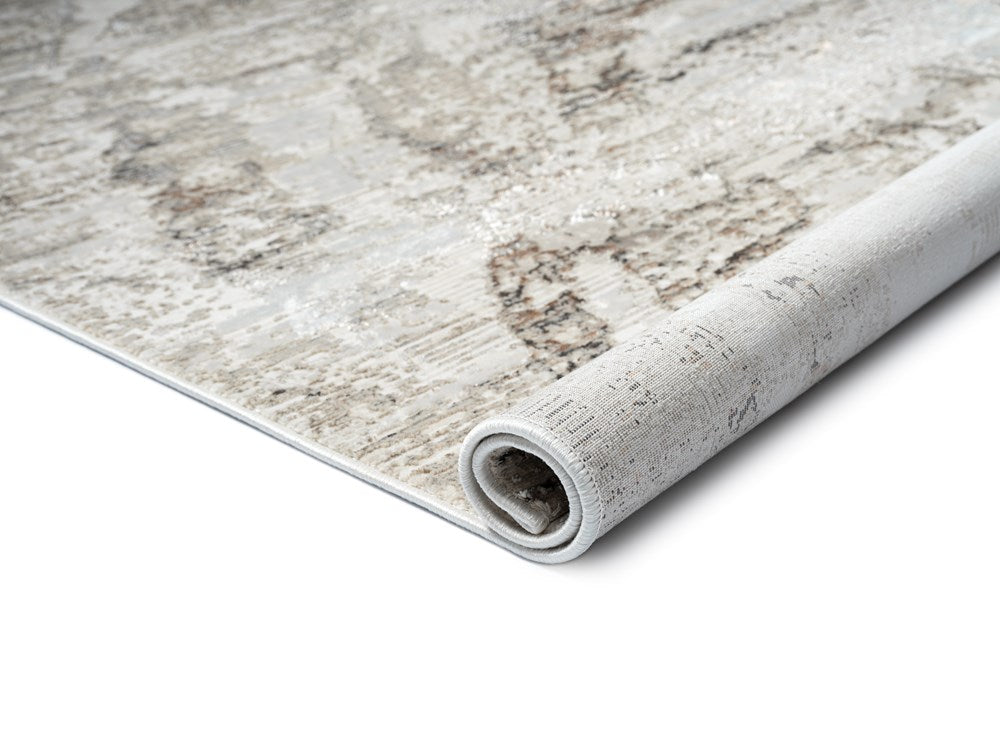 Manly Copper Brushstrokes Rug