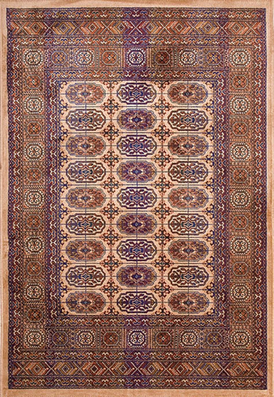 Fairlight Gold Eyelets Oriental Rug