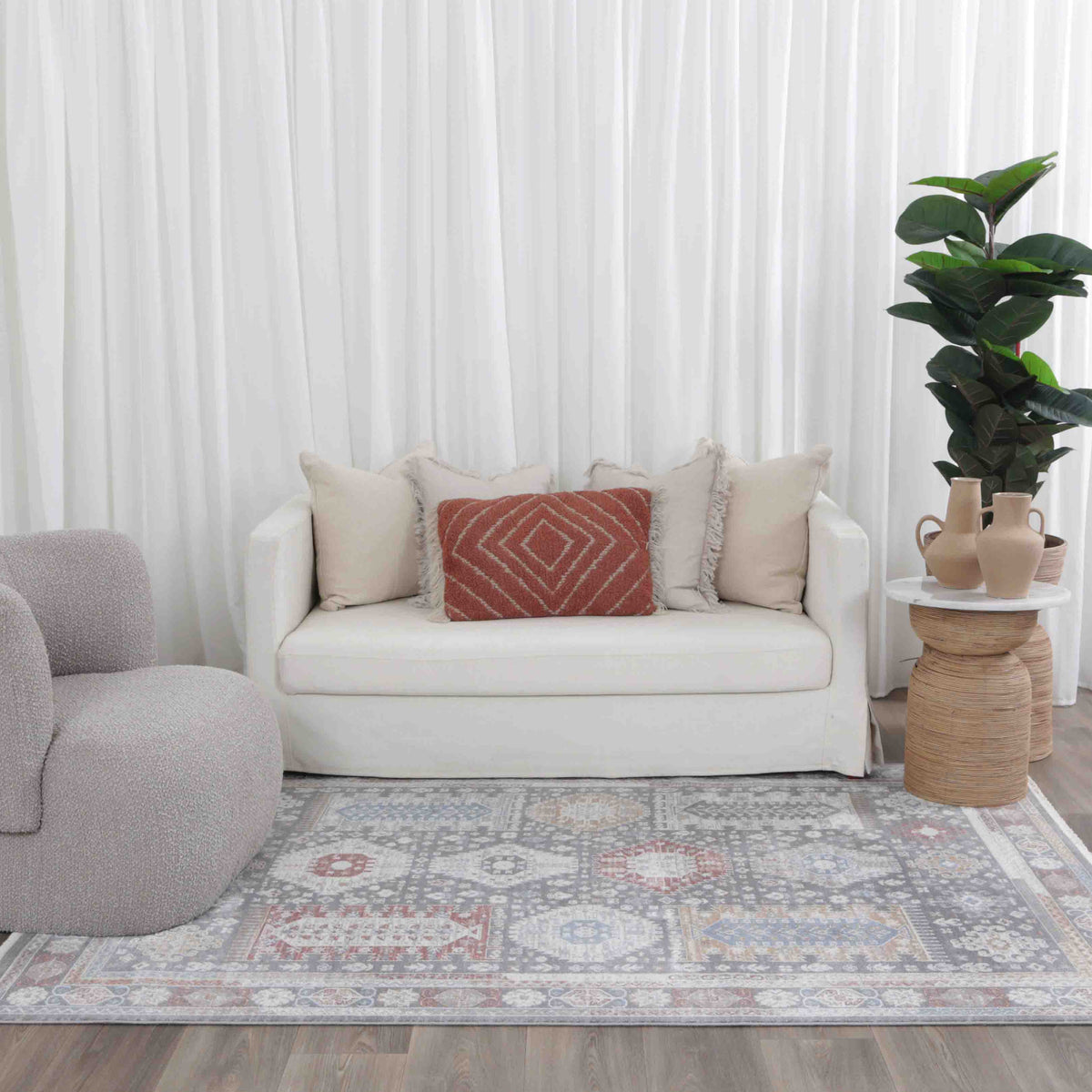 Petra Grey Aubert Rug