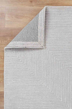 Marseille Silver Angular Rug | Wool Rugs Belrose | Rugs N Timber