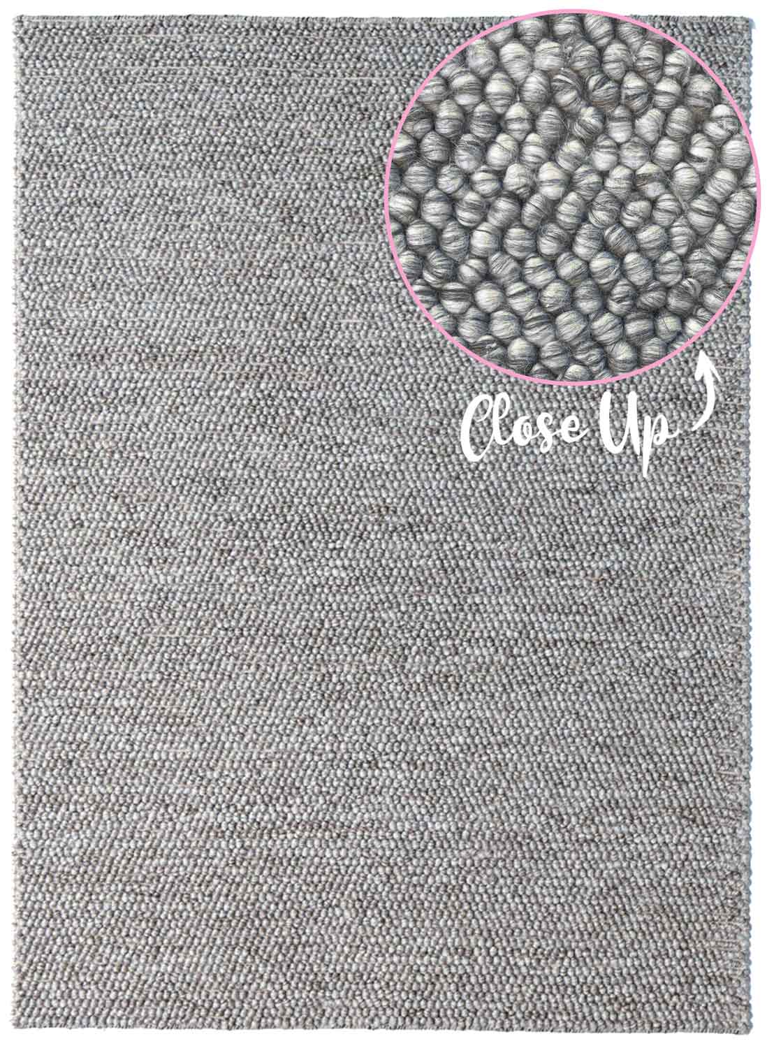 Balmain Basalt Textured Rug | Wool Rugs Belrose | Rugs N Timber