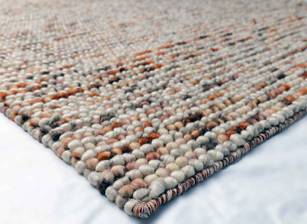 Balmain Copper Textured Rug | Wool Rugs Belrose | Rugs N Timber