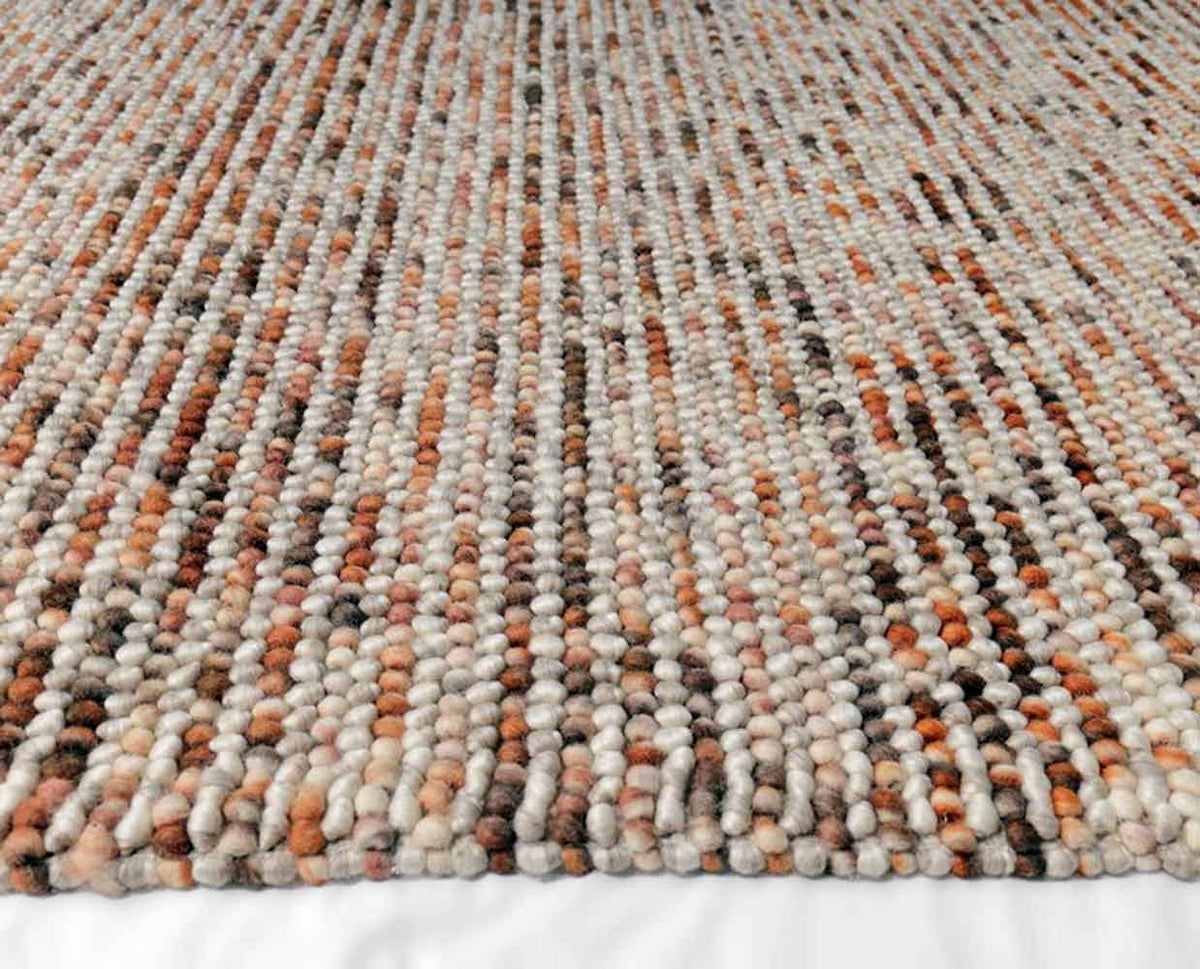 Balmain Copper Textured Rug | Wool Rugs Belrose | Rugs N Timber