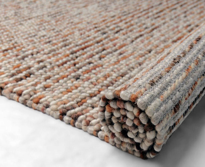 Balmain Copper Textured Rug | Wool Rugs Belrose | Rugs N Timber