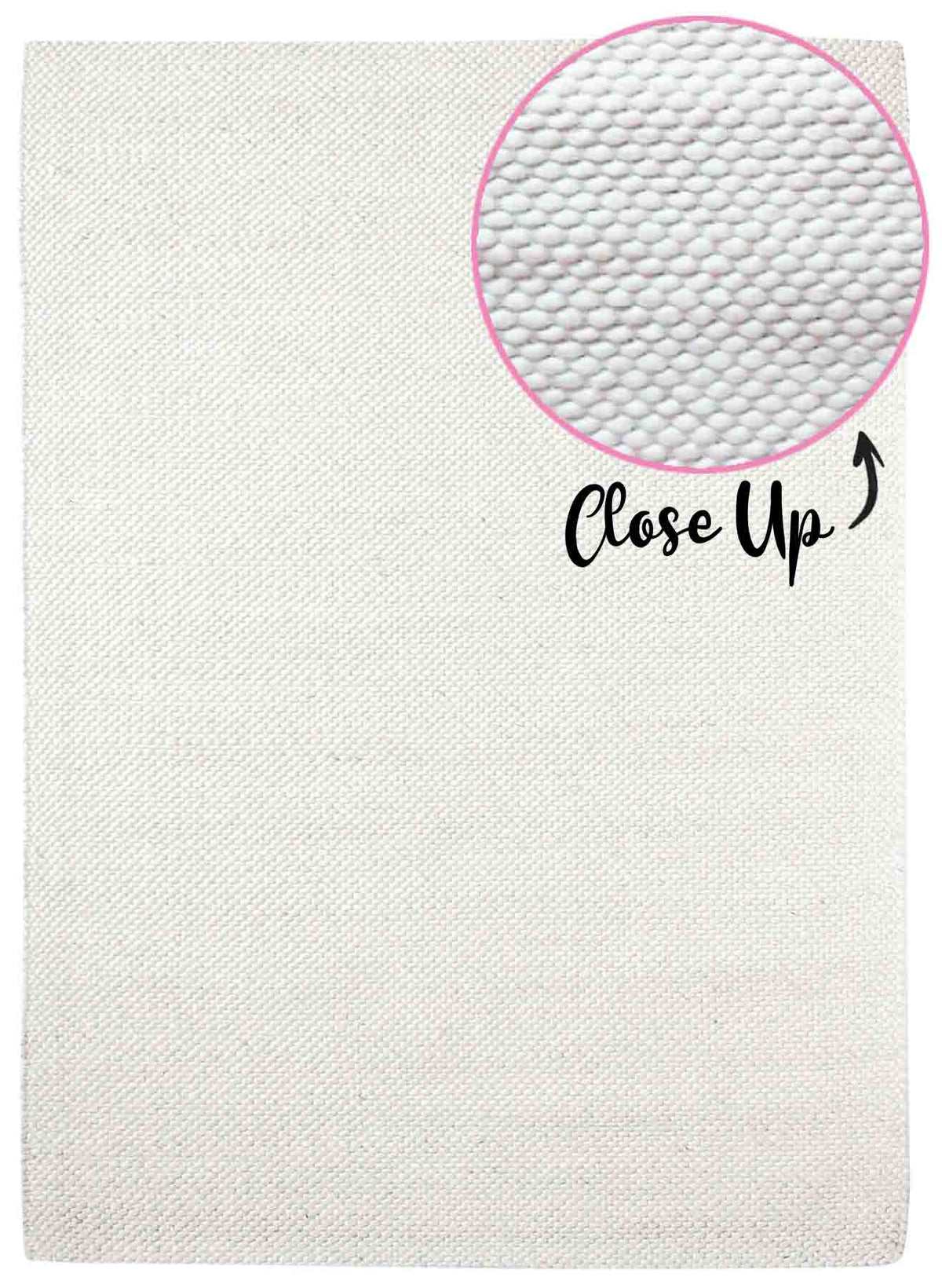 Opal Snow White Rug | Wool Rugs Belrose | Rugs N Timber