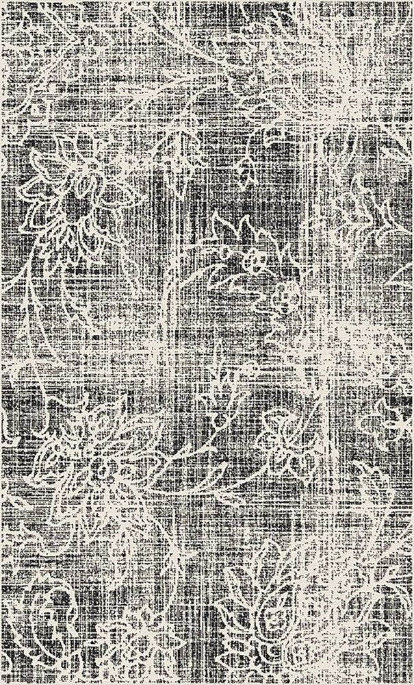 Randwick Charcoal Floral Rug