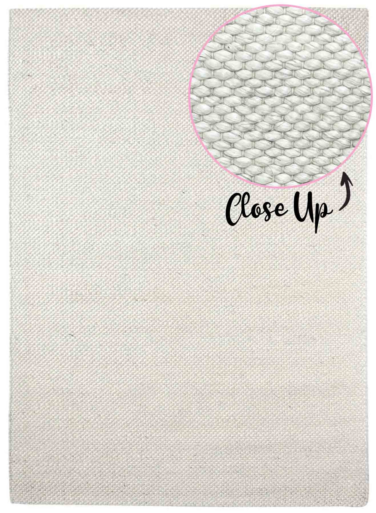 Opal White Rug | Wool Rugs Belrose | Rugs N Timber