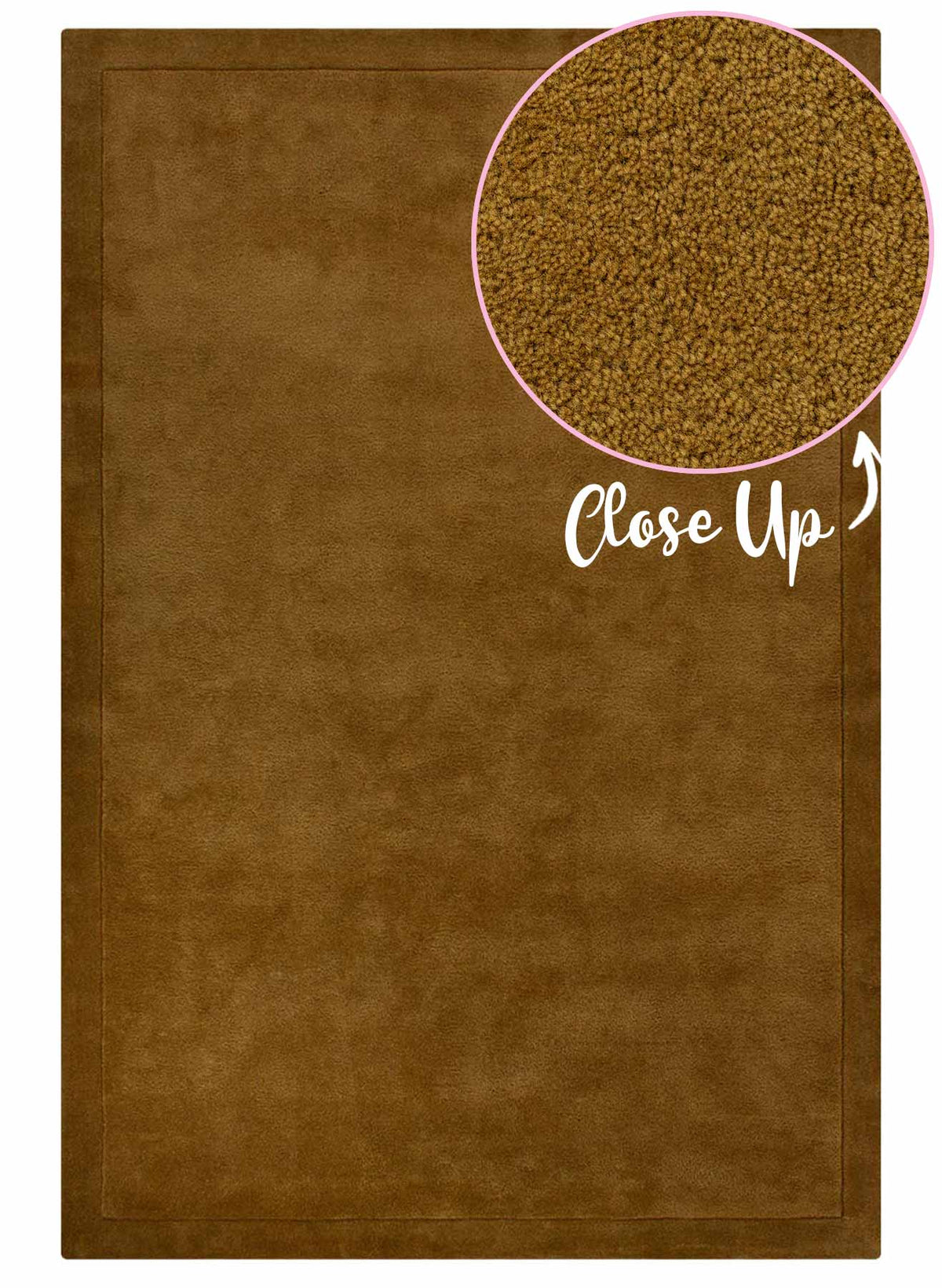 Norfolk Brass Rug by Baya | Golden Tones Designer Wool Rug | Rugs N Timber Belrose