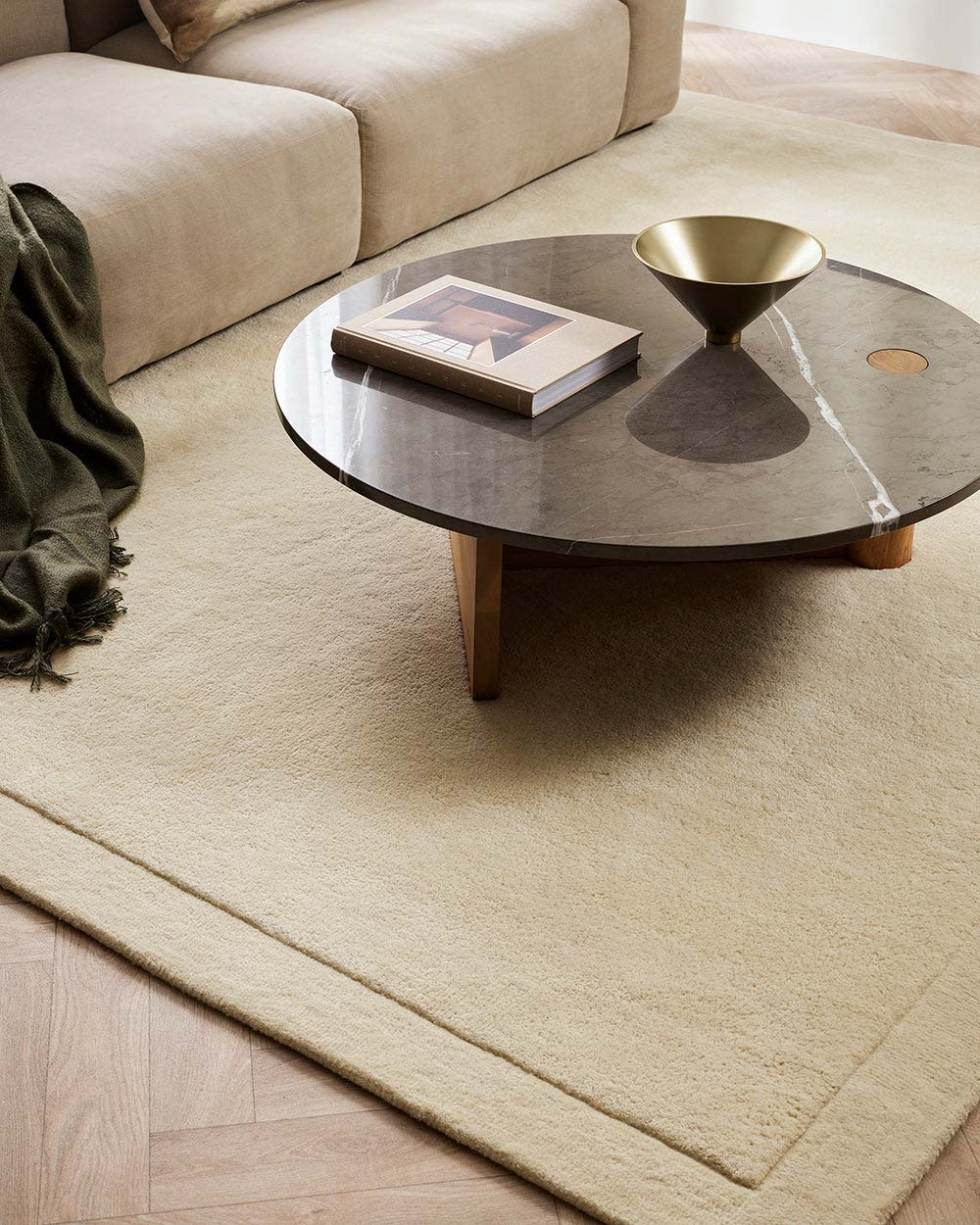 Norfolk Ivory Rug by Baya | Neutral Designer Wool Rug | Rugs N Timber Belrose