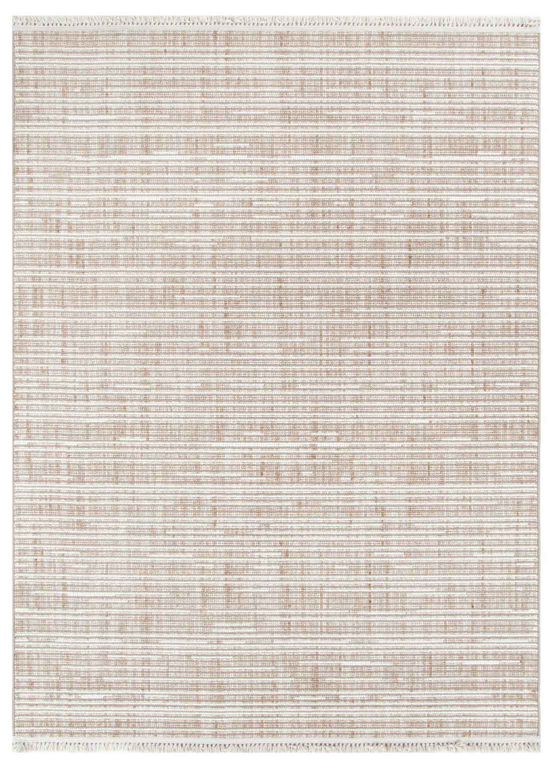 Cortona Desert Horizon Rug | Sandy beige tones with subtle linear woven patterns | Rugs N Timber Belrose