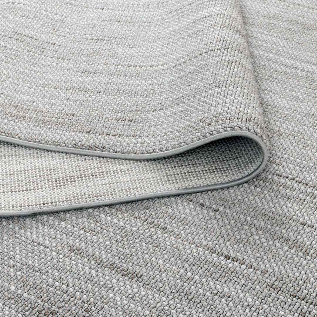 Cortona Mist Drift Rug | Soft grey tones with subtle streaked weave for a calm look | Rugs N Timber Belrose