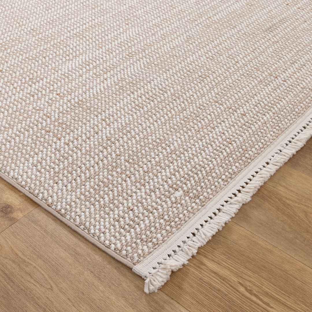 Cortona Oatmeal Drift Rug | soft beige woven rug with timeless neutral appeal | Rugs N Timber Belrose