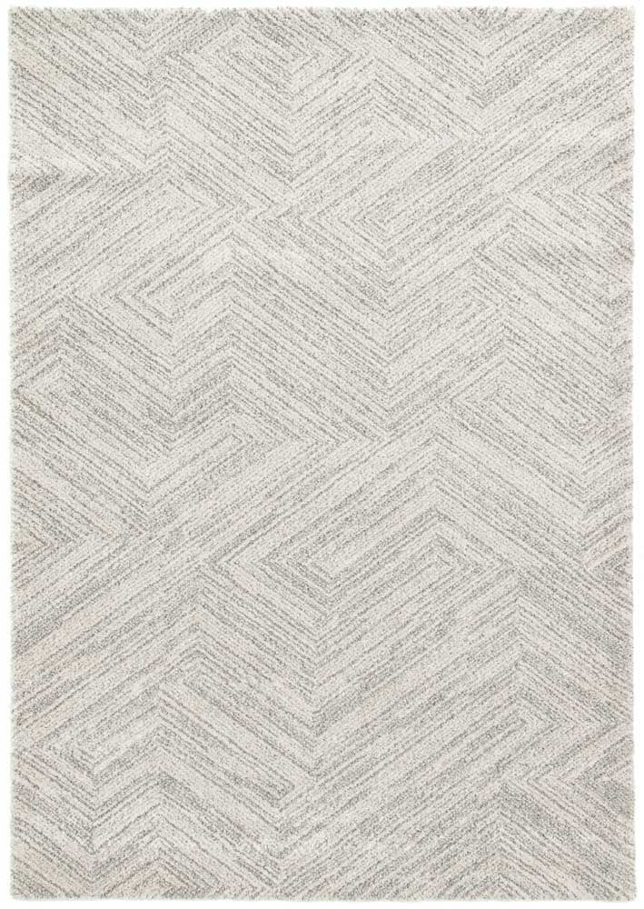 Bondi Stone Linear Rug – neutral grey modern rug from Rugs N Timber Belrose showroom