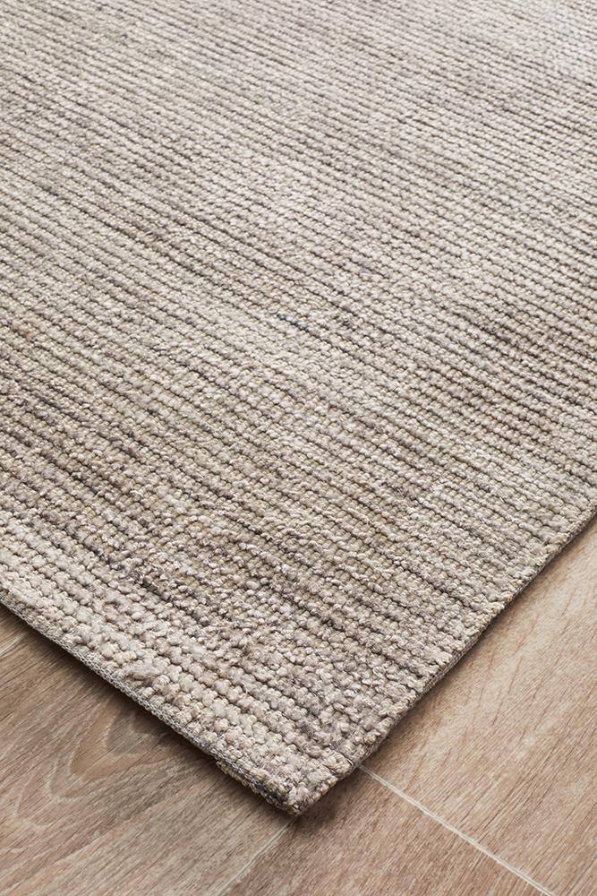 Olivia Stone Beige Textured Rug