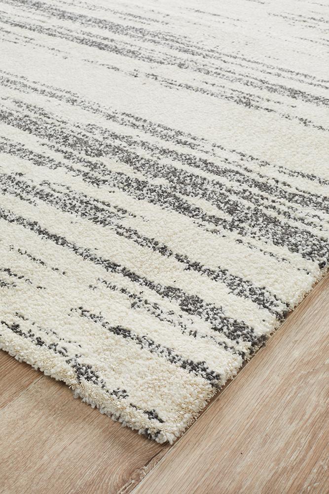 Charlotte Charcoal Abstract Rug