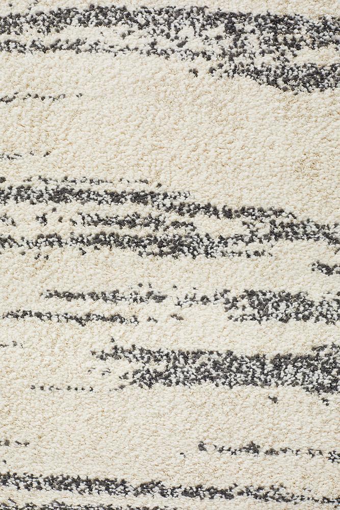 Charlotte Charcoal Abstract Rug