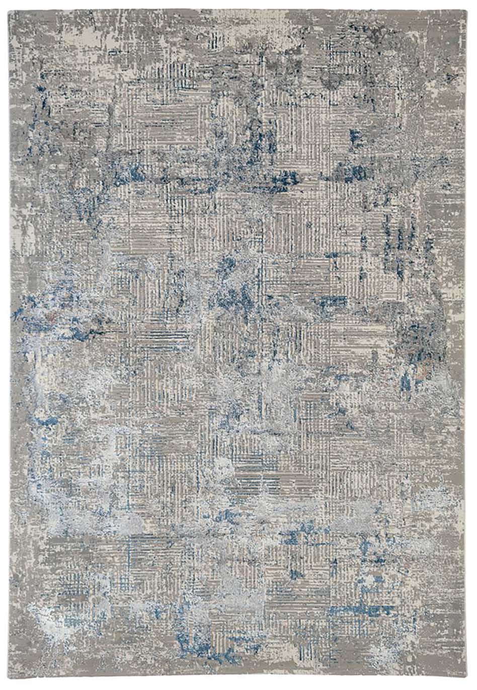 Manly Grid Distressed Rug