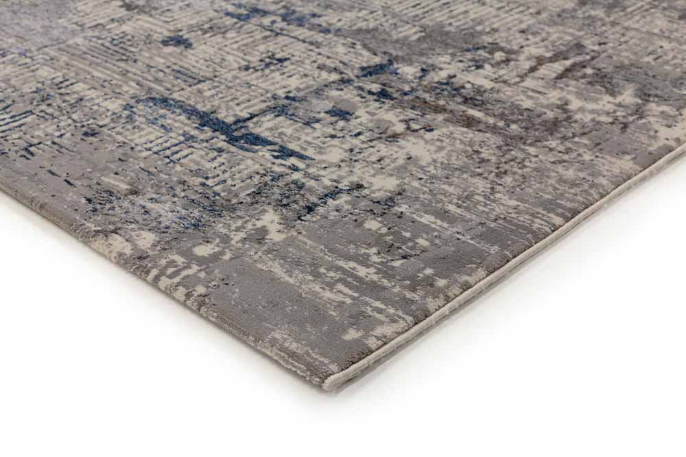 Manly Grid Distressed Rug