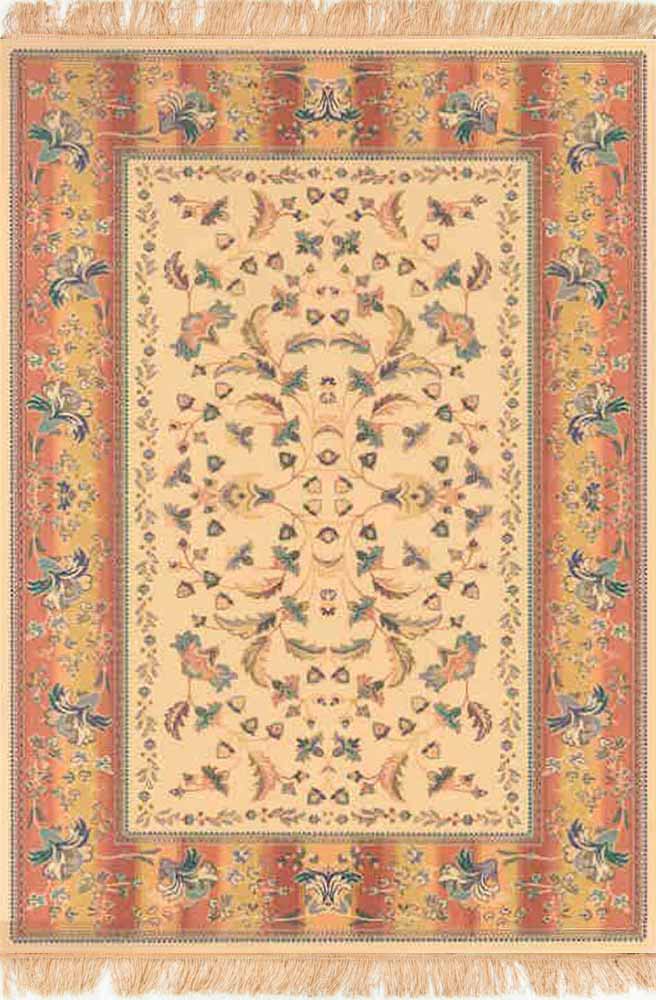 Fairlight Peach Floral Oriental Rug