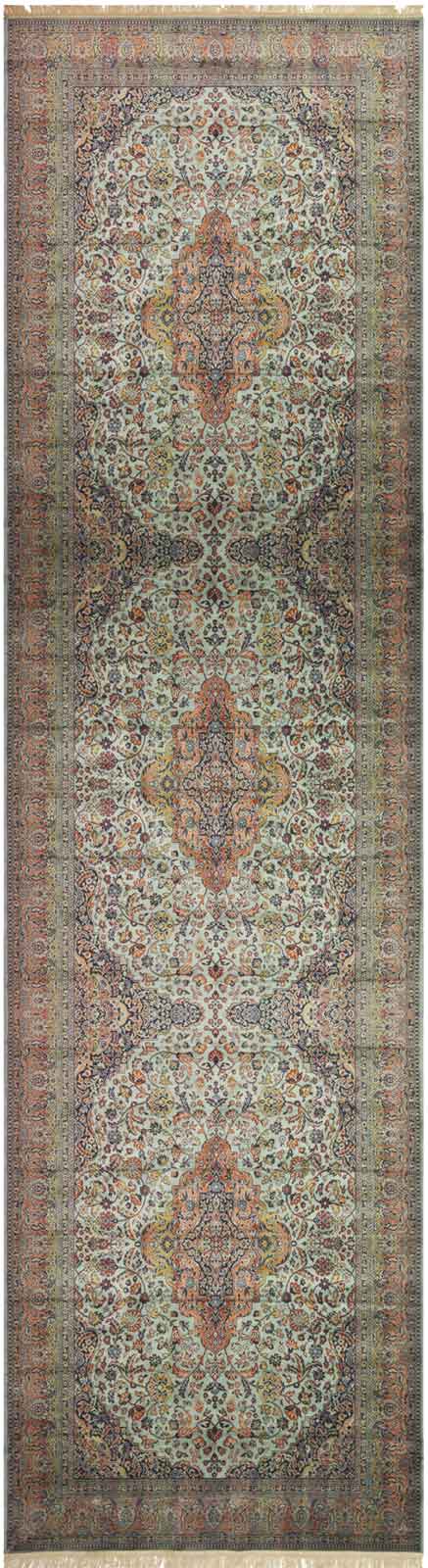 Fairlight Green Medallion Oriental Runner