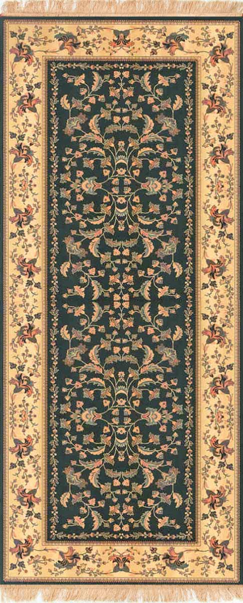 Fairlight Dark Green Floral Oriental Runner