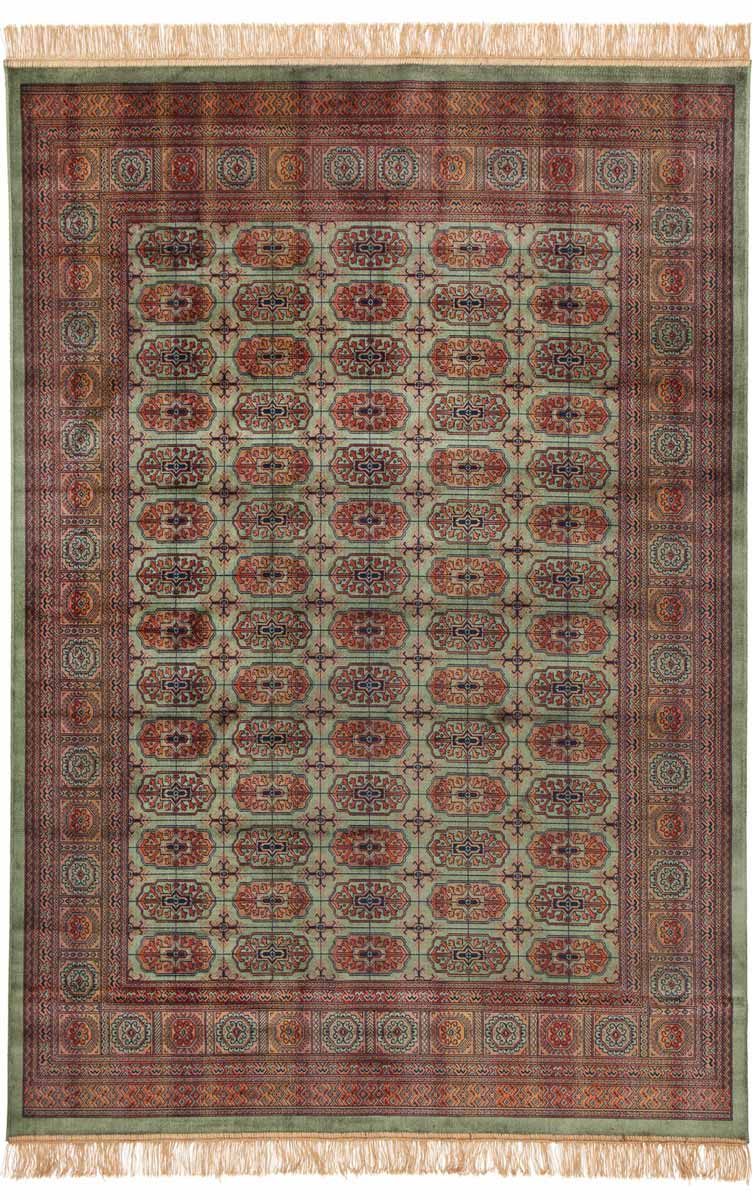 Fairlight Green Eyelets Oriental Rug