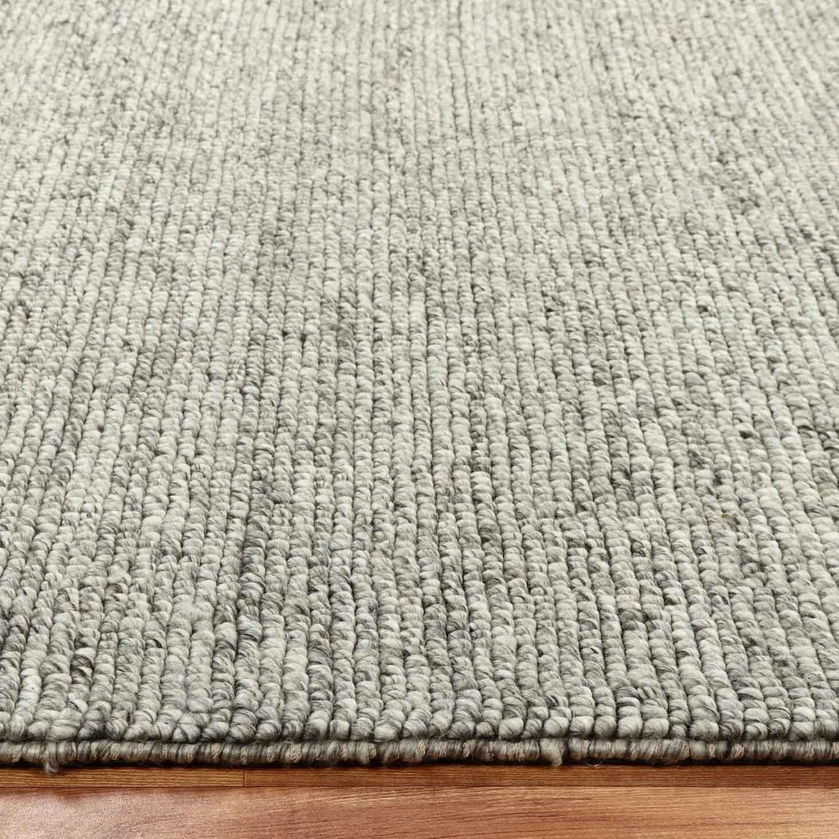Pearl Grey Textured Rug