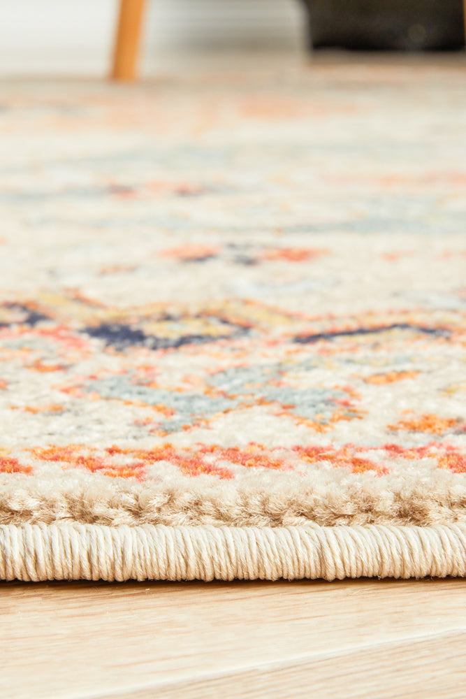 Kalani Autumn Round Rug | Traditional Rugs Belrose Sydney