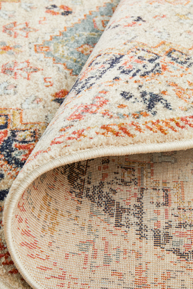Kalani Autumn Round Rug | Traditional Rugs Belrose Sydney