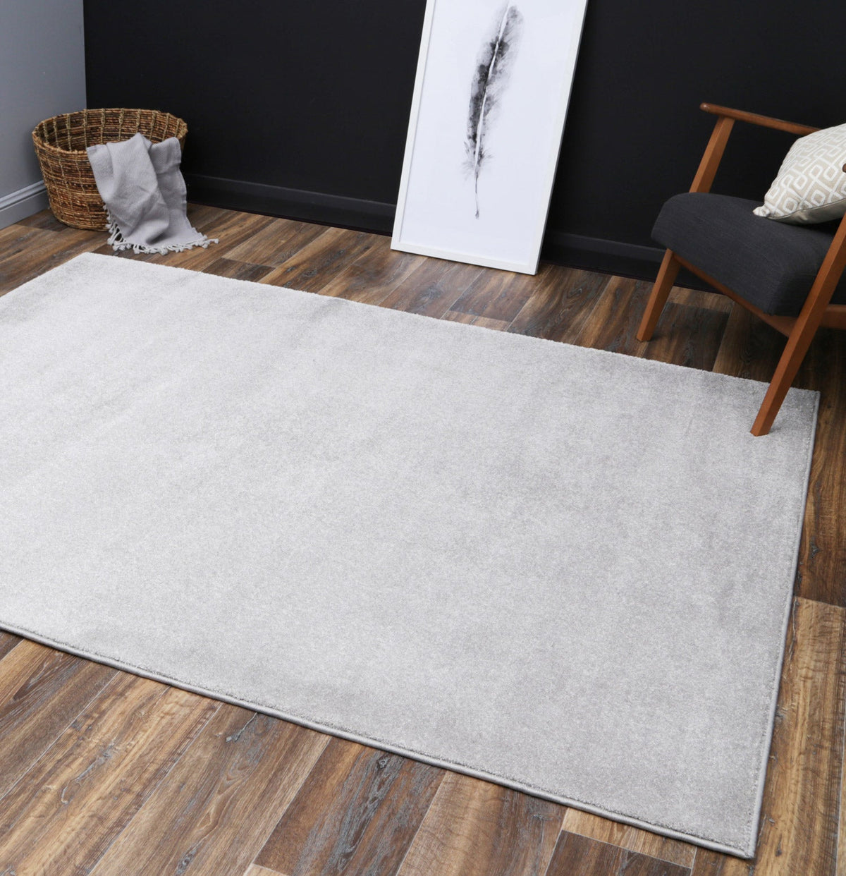 Montana Silver Rug | Plain Rugs Belrose | Rugs N Timber