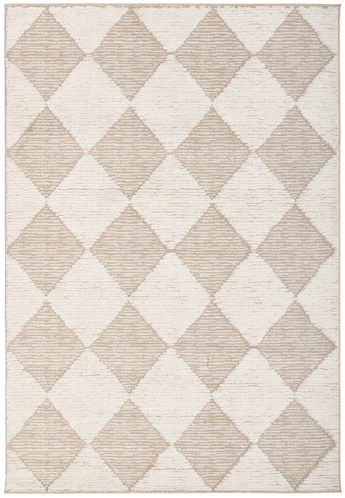 Marley Sandy Harlequin Rug | Modern Rugs Belrose Sydney
