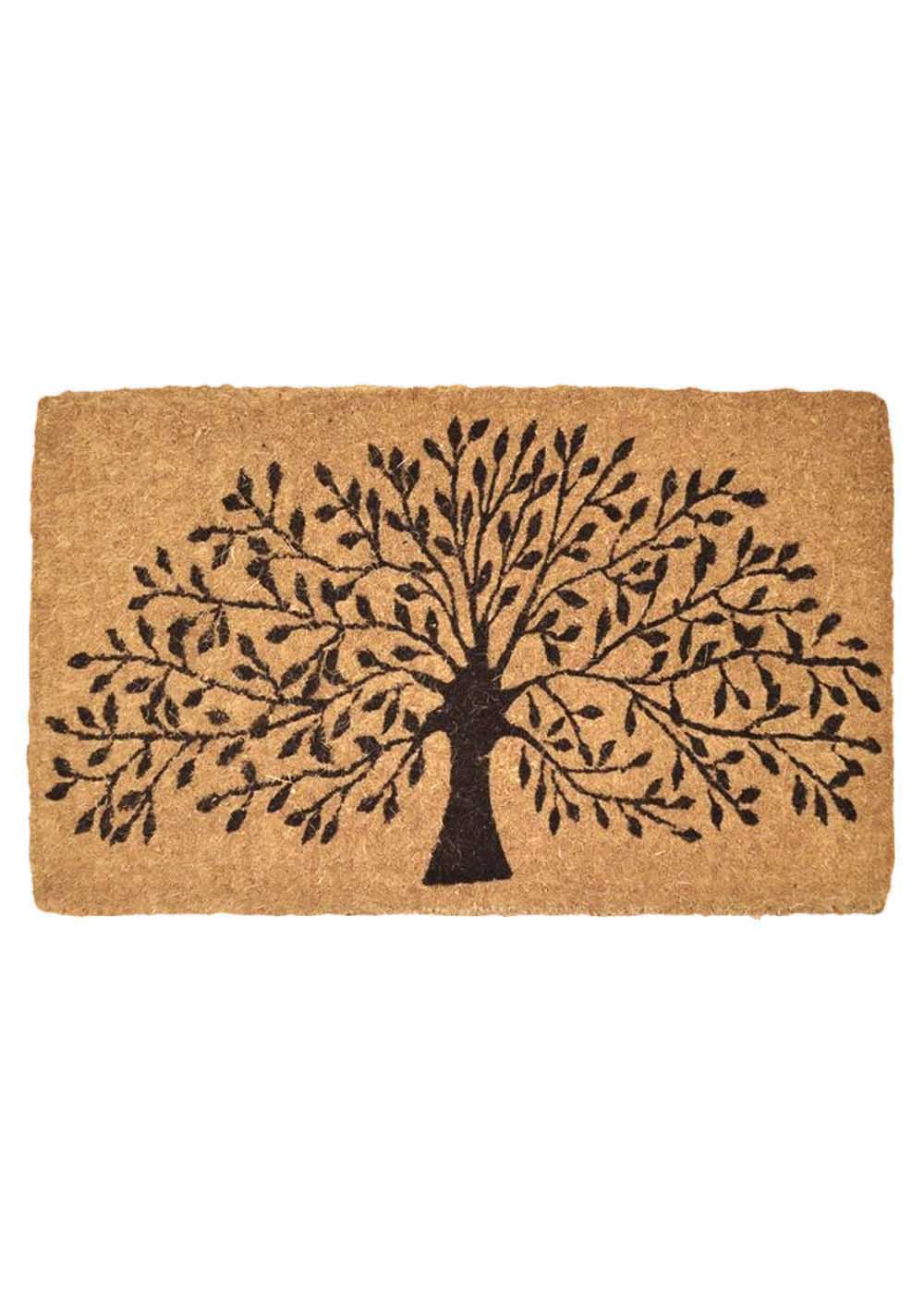 FM2 Premium Thick Coir Doormat - Tree of Life