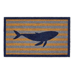 PVC Backed Coir Doormat - Whale