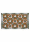 PVC Backed Coir Doormat - Moroccan TIle