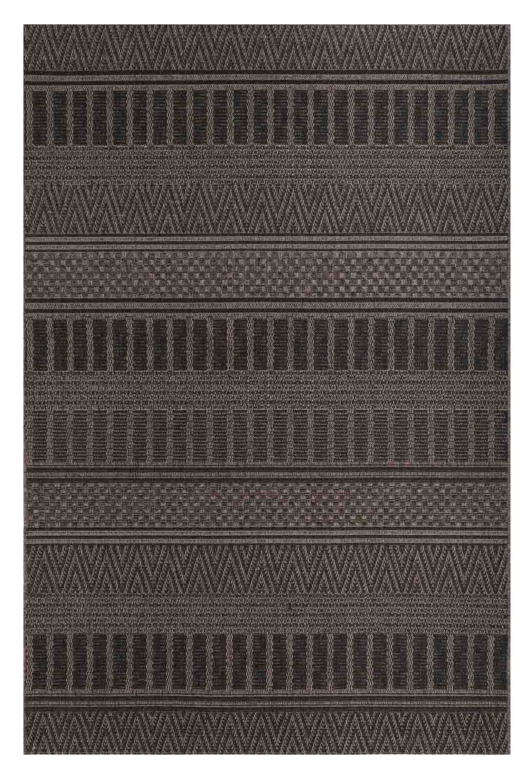 Newport Charcoal Weave Outdoor Rug