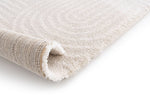 Ivy Cream Curves Rug | Modern Rugs Belrose | Rugs N Timber