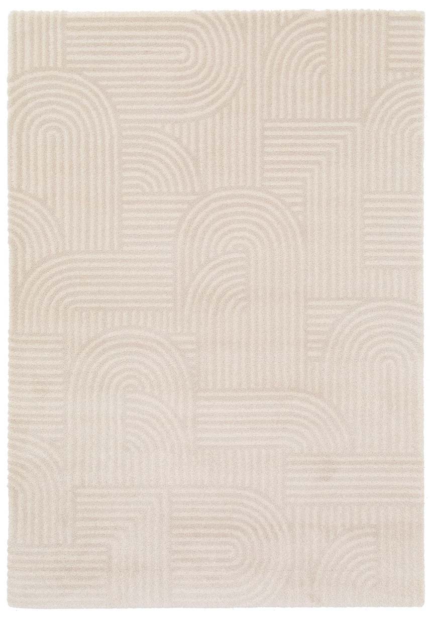 Ivy Cream Curves Rug | Modern Rugs Belrose | Rugs N Timber