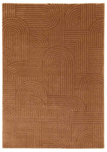 Ivy Toffee Curves Rug | Modern Rugs Belrose | Rugs N Timber