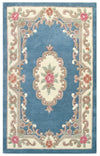 Rose Avolon Blue Rug | Wool Rugs Belrose | Rugs N Timber