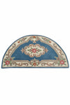 Rose Avolon Blue Half Circle Rug | Wool Rugs Belrose | Rugs N Timber