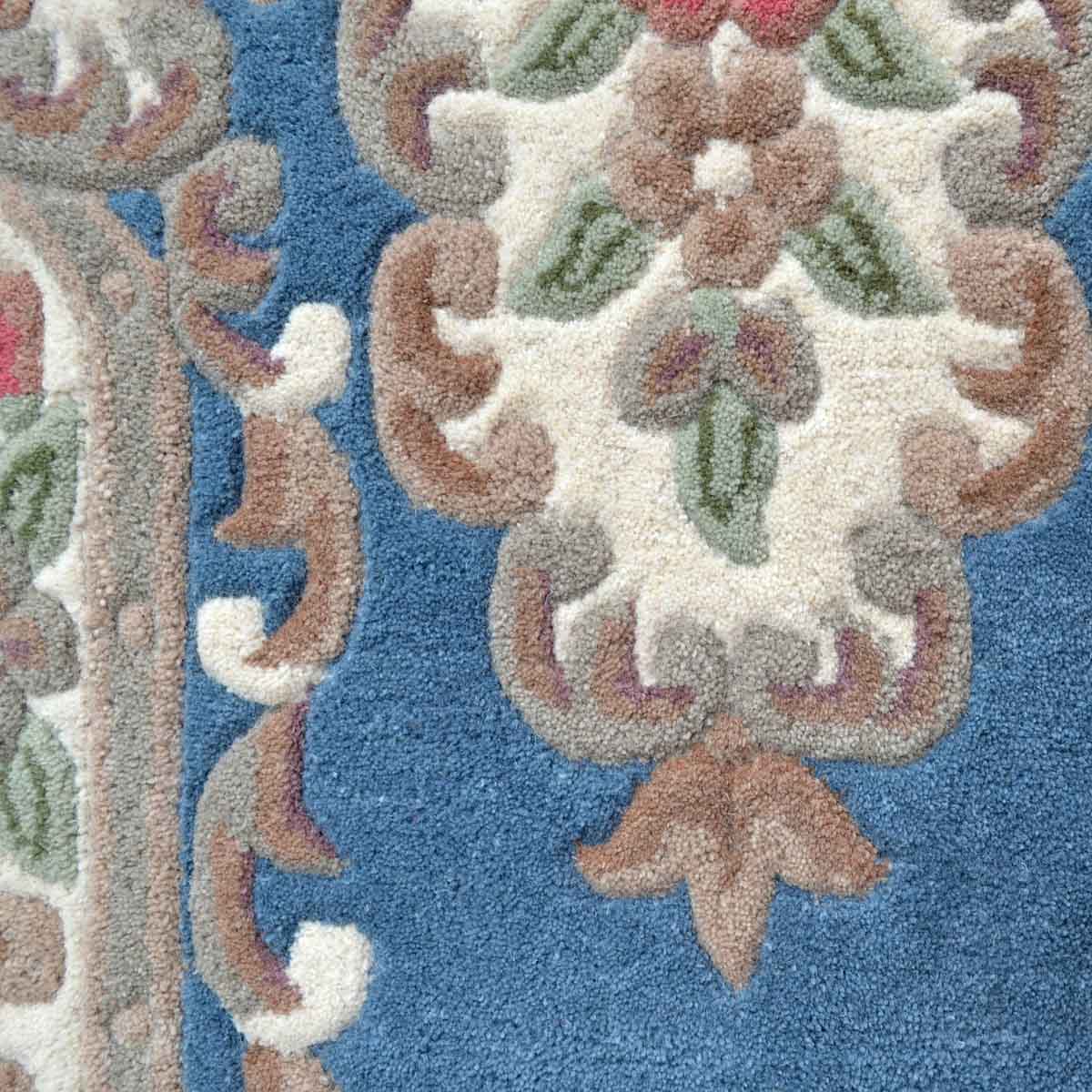 Rose Avolon Blue Runner | Wool Rugs Belrose | Rugs N Timber