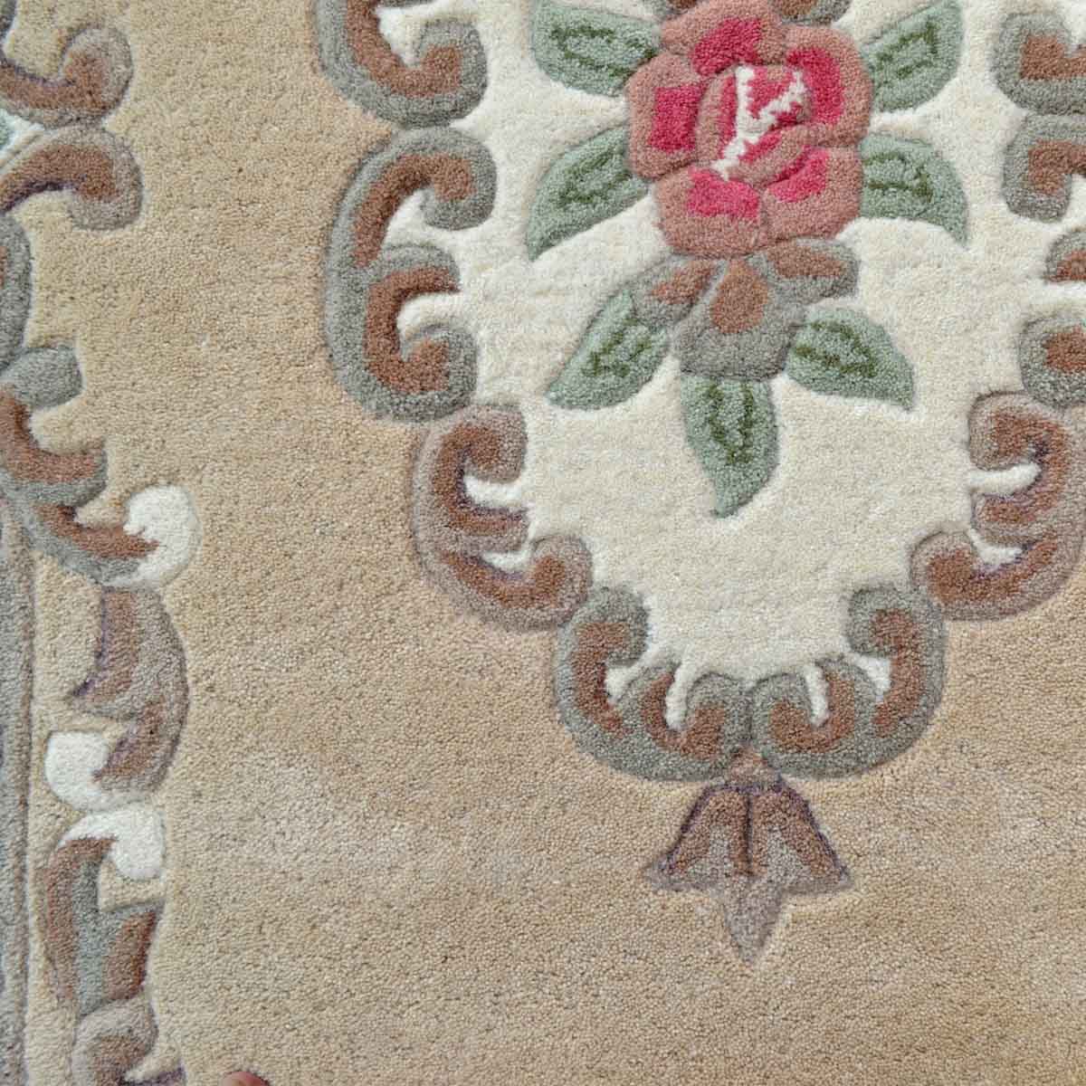 Rose Avolon Beige Rug | Wool Rugs Belrose | Rugs N Timber