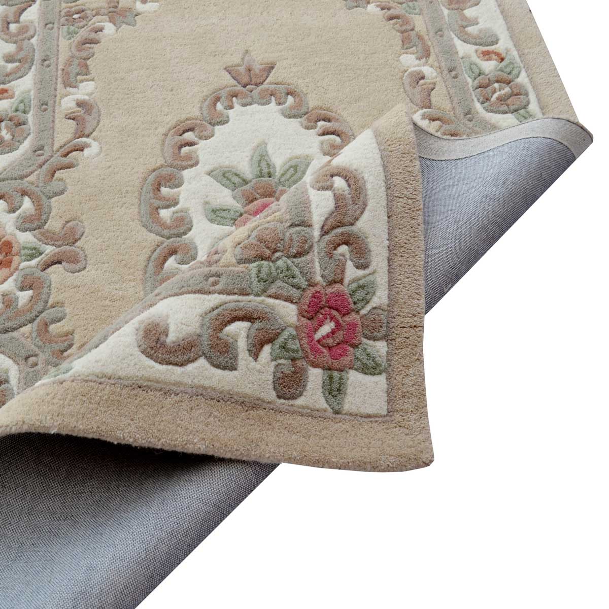 Rose Avolon Beige Rug | Wool Rugs Belrose | Rugs N Timber