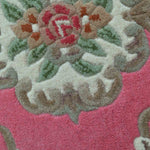 Rose Avolon Pink Round Rug | Wool Rugs Belrose | Rugs N Timber